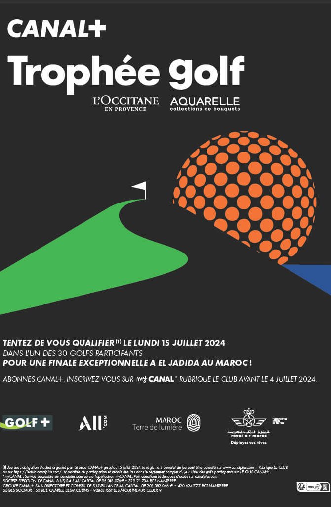 Trophée Golf 2024 CANAL+ L’OCCITANE AQUARELLE
